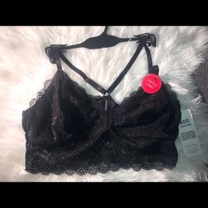 New Black Lace Bralette